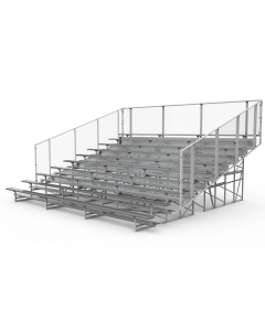 10 Row Aluminum Bleachers - Baseline Series