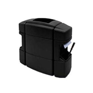Waste 'N Wipe Service Center - Black Recycled High-Density Polyethylene