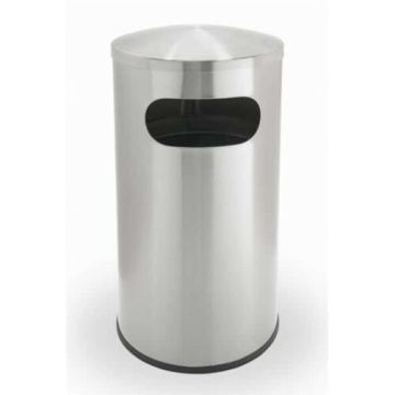 15-Gal. Precision Series Allure Dome Top Stainless Steel Waste Container