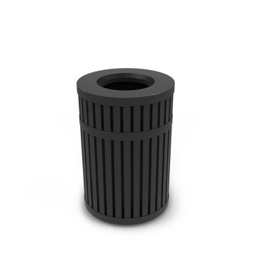 Parkview 3 Steel 45 Gal Trash Receptacle