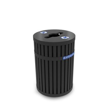 Parkview 3 Steel 45 Gal Recycling Receptacle