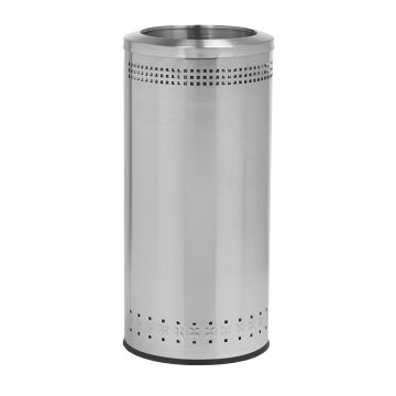 Imprinted 25-Gal Open Top Trash Receptacle