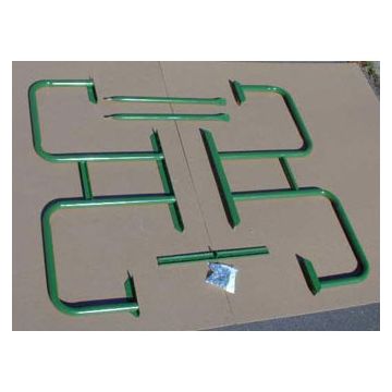 14-Gauge Painted Picnic Table Frame for 5-Ft.-6-Ft. Wood Picnic Table