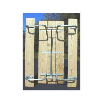11-Gauge Galvanized Metal Frame for 5’-6’L Wooden Picnic Table