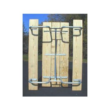 11-Gauge Galvanized Metal Frame for 7’-8’L Wooden Picnic Table