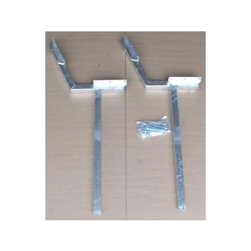 14-Gauge Galvanized Metal Frame for Stationary Park Bench