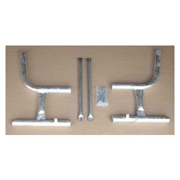 2.375 OD Galvanized Metal Frame for Portable Wooden Bench.