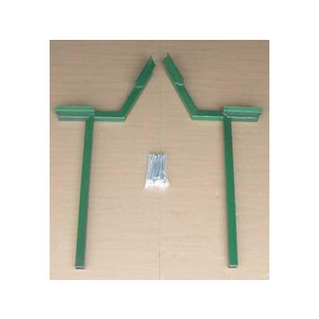 14-Gauge Painted Stationary Frame for Park Bench