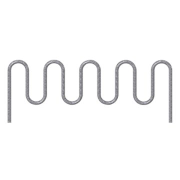 11 Bike - Wave Rack - Heavy-Duty - Galvanized