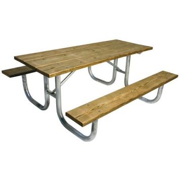 6-Ft. Heavy Duty Wooden Picnic Table