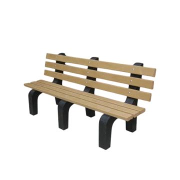 6-Ft. Recycled Plastic Traditional Bench
