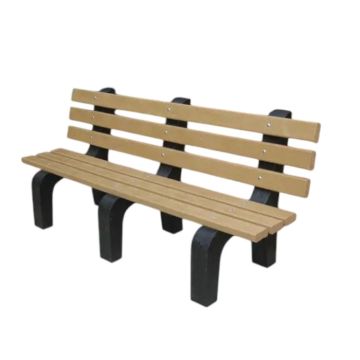 4-Ft. Recycled Plastic Traditional Bench