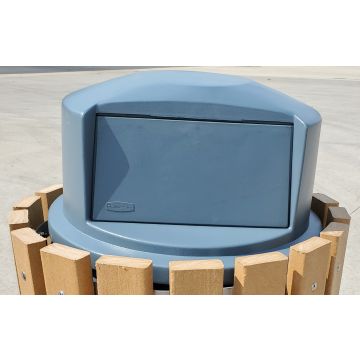 32 Gallon Dome Lid for 133-Series Receptacles