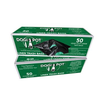 DOGIPOT Smart Liner Trash Bags 2 Rolls (50 bags per roll)