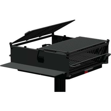 1350 Sq. Large Group Park Grill with Utility Shelf
