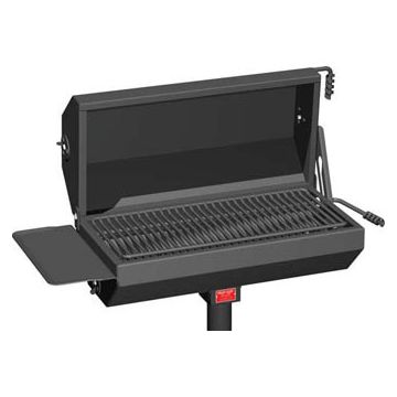 500 Sq. Covered Park Grill with Utility Shelf
