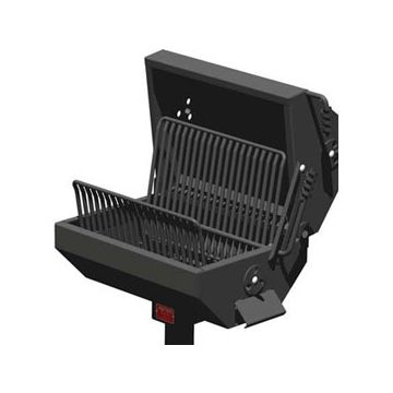 320 Sq. Covered Park Grill with Utility Shelf