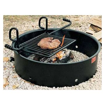 32OD Plate-Steel Campfire Cooksite - 27