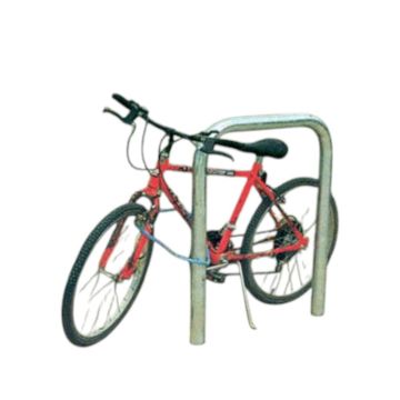 2-Bike Dbl-Sided HD Hitching Post Bike Rack Cover Caps Surface Mount