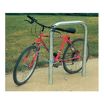 2-Bike Dbl-Sided HD Hitching Post Bike Rack Cover Caps Surface Mount