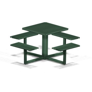 67 Square Steel Picnic Table