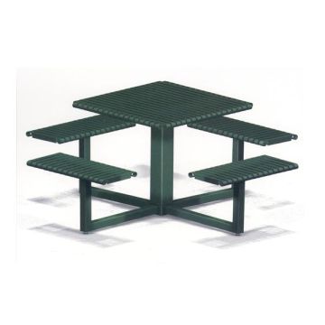 67 Square Steel Picnic Table
