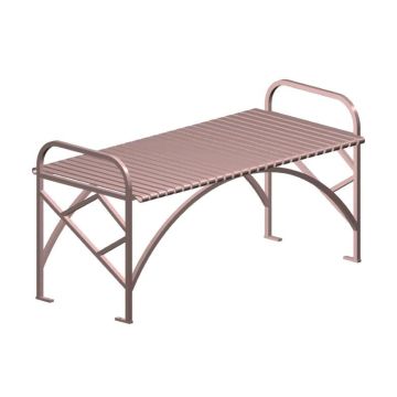 Flat Arbor Decorative Steel Bench