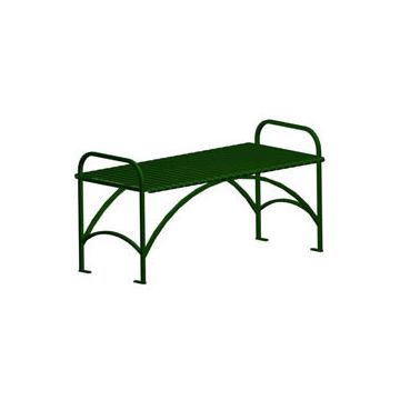 Flat Steel Strap Bench