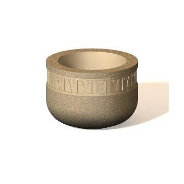 Round Concrete Planter