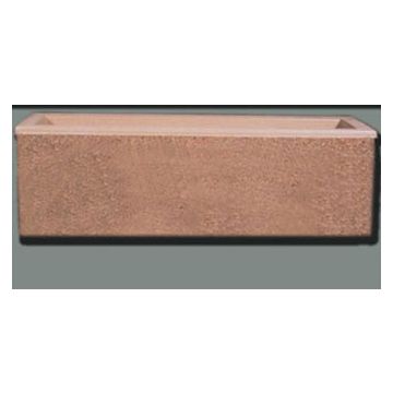 96Lx30Wx30H Rectangular Concrete Planter..