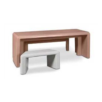 7ft ADA Rectangular Concrete Picnic Table