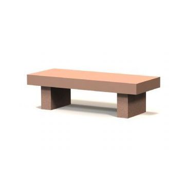 5ft Flat Concrete Bench