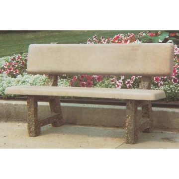 Maricopa Concrete Bench with Back