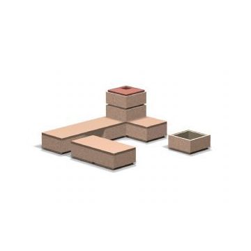 Modular Stackable Concrete Bench Seat