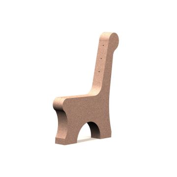 Traditional Concrete Bench End