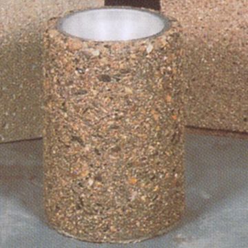 Round Concrete Smoking Urn
