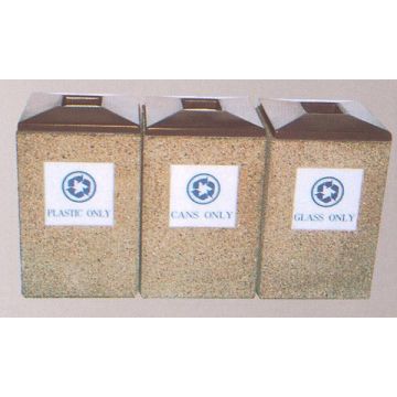 22-Gal. Concrete Recycling Waste Receptacle
