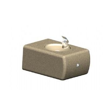 Concrete Wall-Mounted Drinking Fountain - 19.5Lx14.25Wx9H