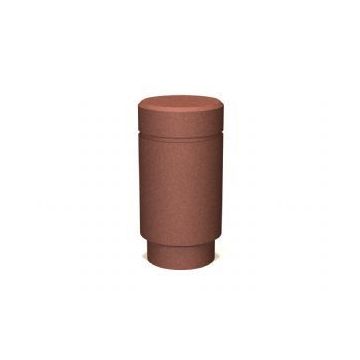 18Dia x 35H Round Concrete Bollard