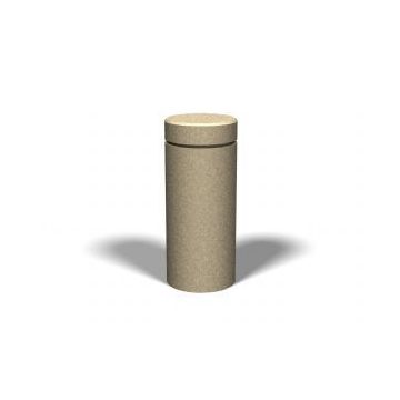 16Dia x 38H Round Concrete Bollard