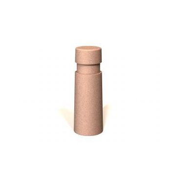 10Dia x 34H Round Concrete Bollard