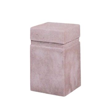 35Hx12Sq. Square Concrete Bollard