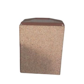 Flat Top Fiberglass Receptacle Lid