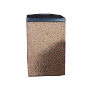 Flat Top Plastic Receptacle Lid