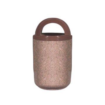 Dome Top Plastic Receptacle Lid