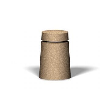 24Diax36H Cylindrical Concrete Bollard
