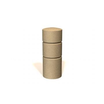 14Dia x 36''H Round Concrete Bollard.