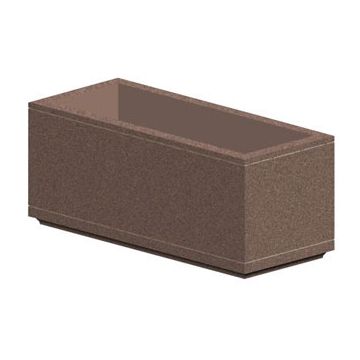 6Lx3Wx3H Rectangular Concrete Planter