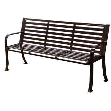 Horizontal Slatted Bench