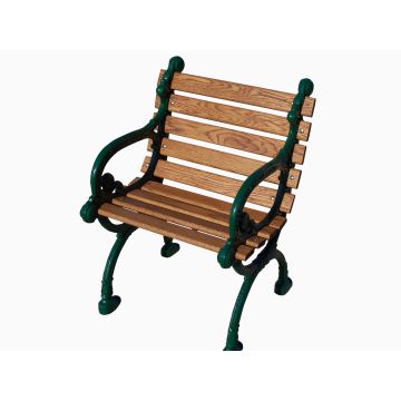 23L Oak Victorian Park Chair 